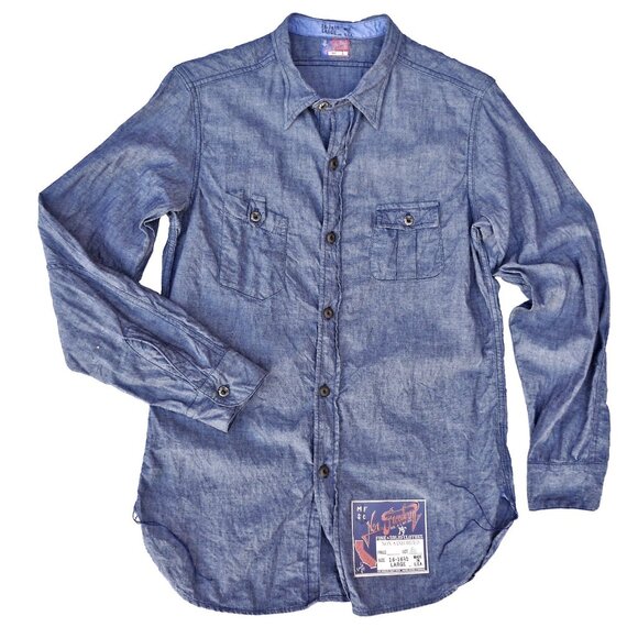 Mister Freedom x Sugar Cane FW11 “AMERICAN SPORTSWEAR” N.O.S. Chambray Medium - Picture 1 of 11